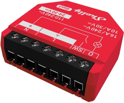 Shelly 1PM Relay con medidor de potencia