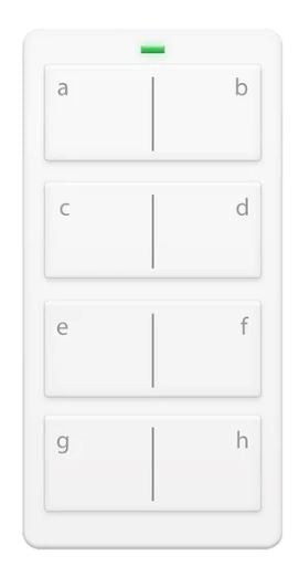 Mini Remote Control Keypad 8 Scene