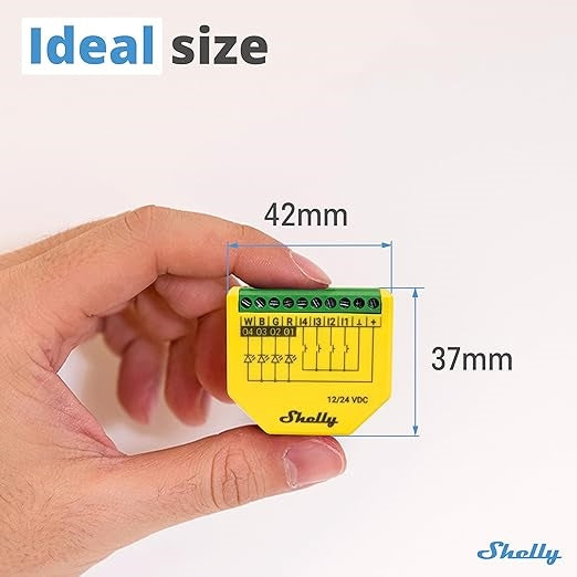 SHELLY controlador RGBW con medidor de potencia