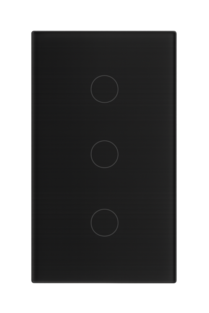 Touch Pro Smart Switch  (escenarios) negro