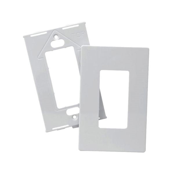 Placa decorativa 1 Gang Blanca