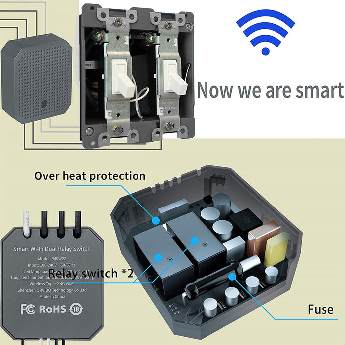 Inwall relay zigbee Orvibo