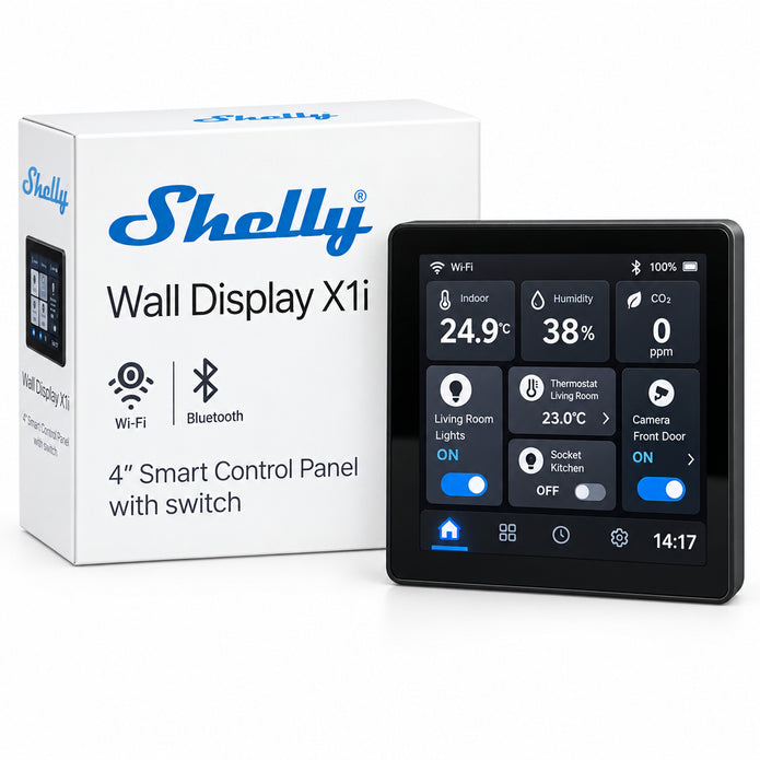 Shelly Wall Display X1i Black
